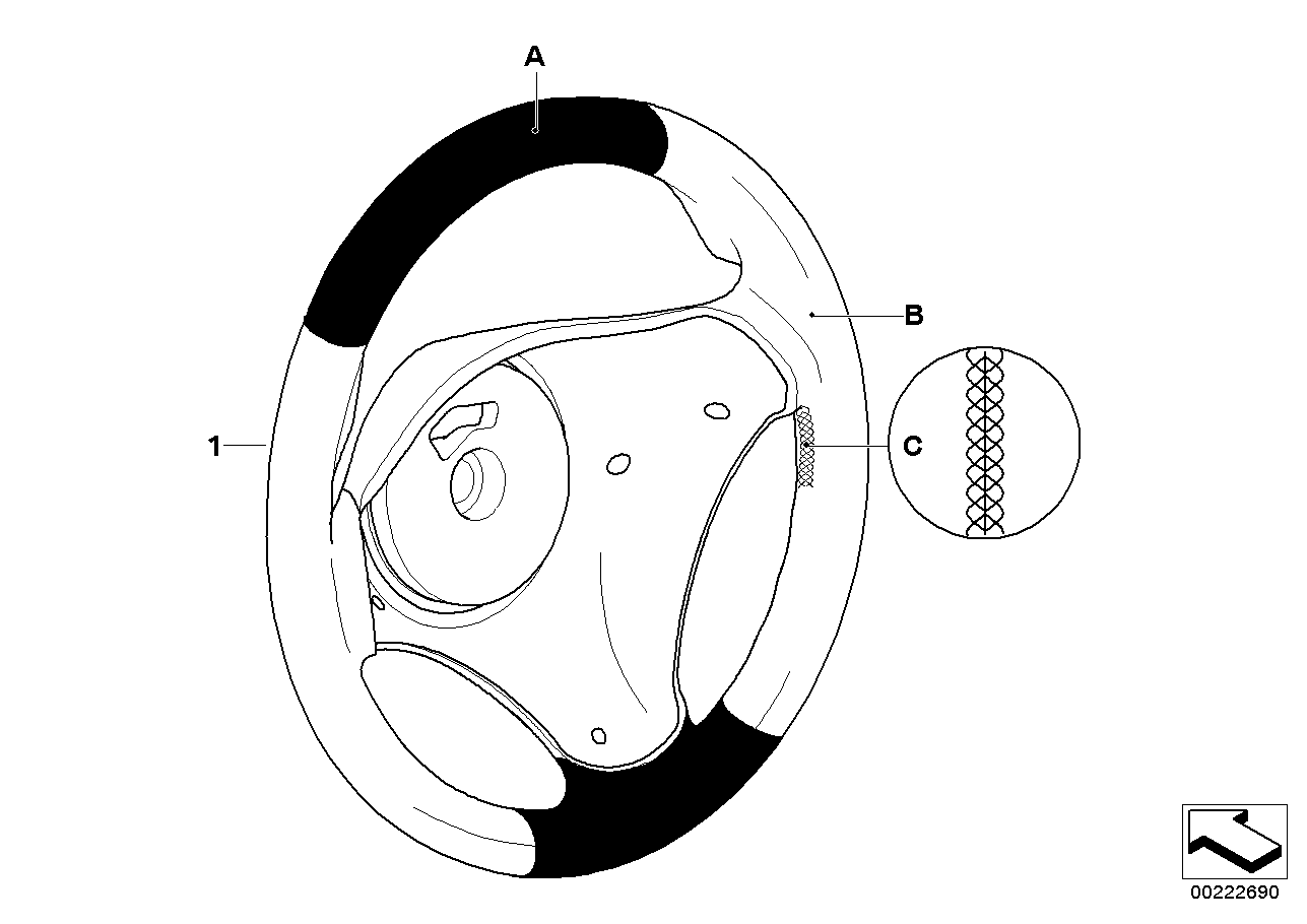 Indi. sp. strng. wheel, leather bicolor