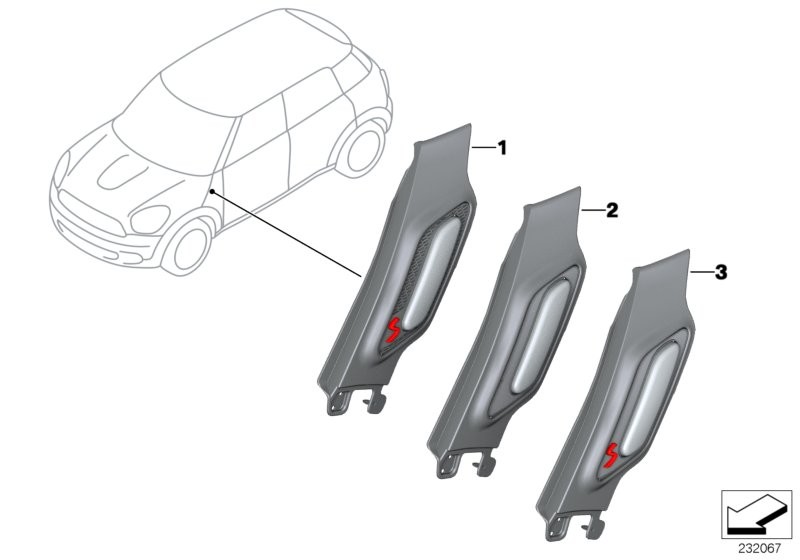 Retrofit, trim, side turn indicator