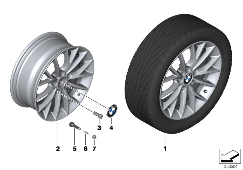 BMW LA wheel Y-spoke 380