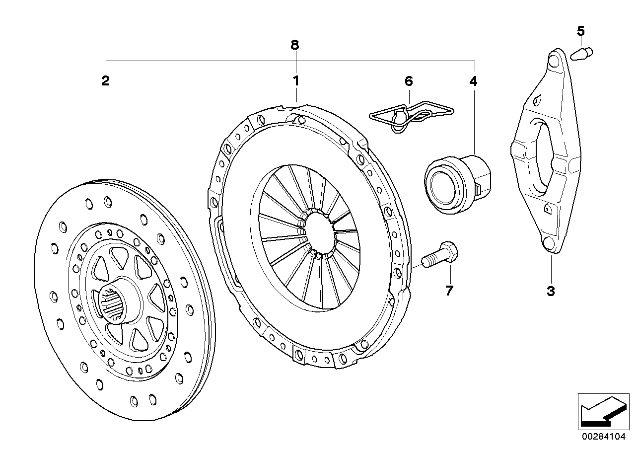 Koppling/dubbel massa svaanghjul