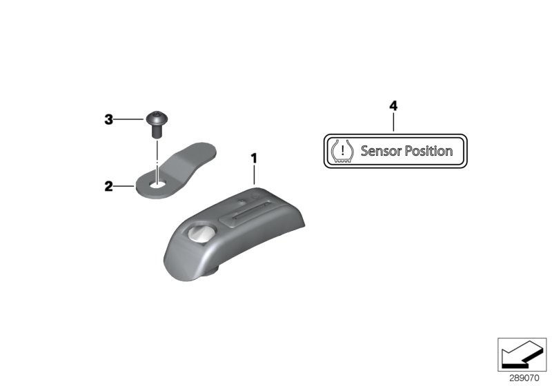 RDC-sensor achterwiel