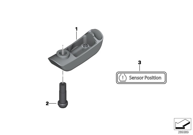 Sensor RDC da roda dianteira