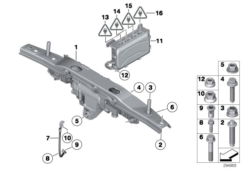 Activador HSR/piezas mont./unidad mando