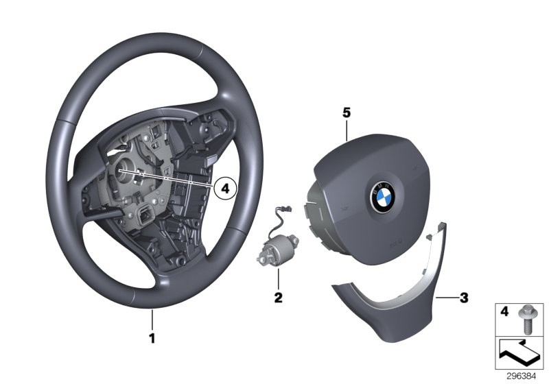 Volant airbag multifonctionnel