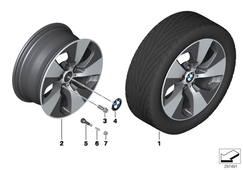 BMW LA wheel, Streamline 419 - 18''