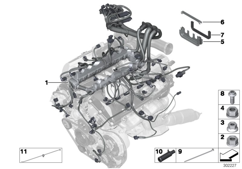 Kabelbaum Motor