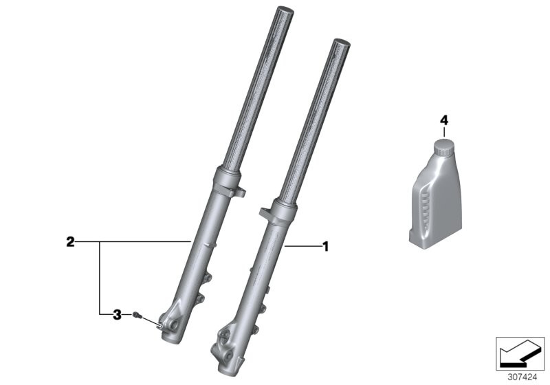 Telescope fork
