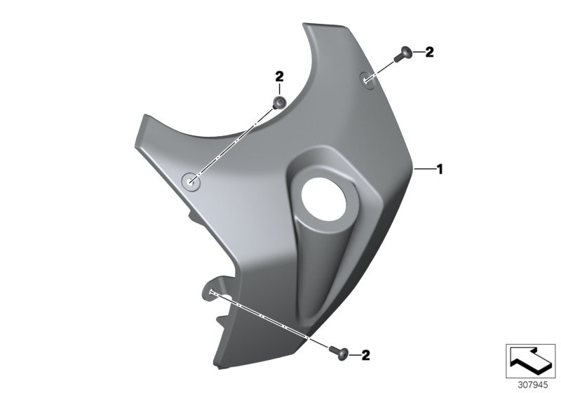 Fairing middle section
