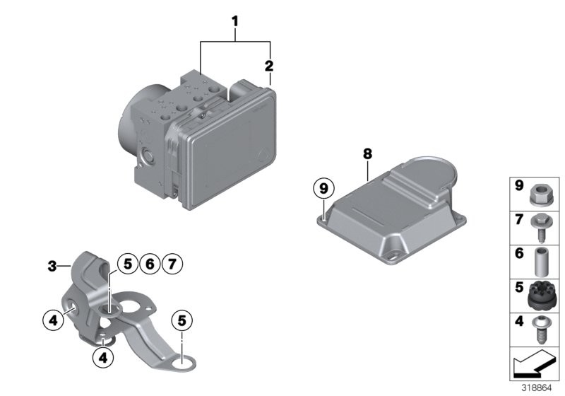Hydroaggregat DSC/hållare/sensor