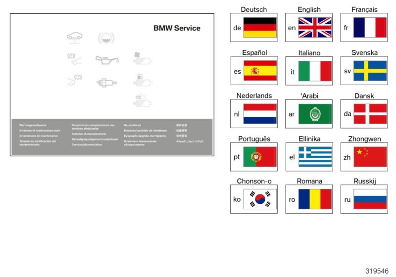 保养记录本 2008 - 2011 BMW