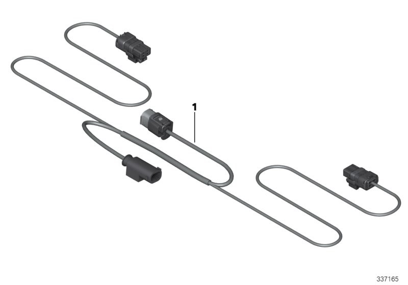 Faisceau câbles projecteur additionnel