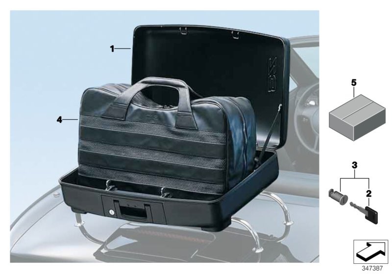 Чемодан/ чемодан для багажника Z3