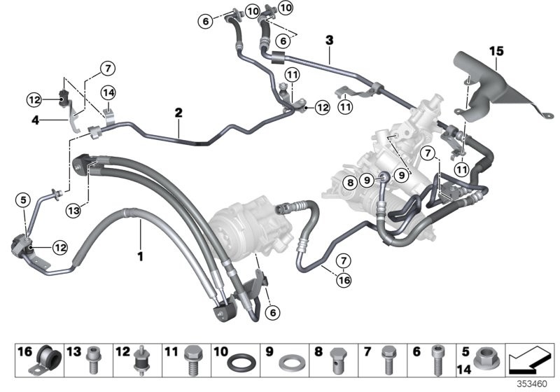 Oil lines/Adaptive Drive+active steering