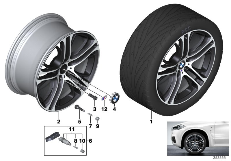 BMW LA wheel, M double spoke 310