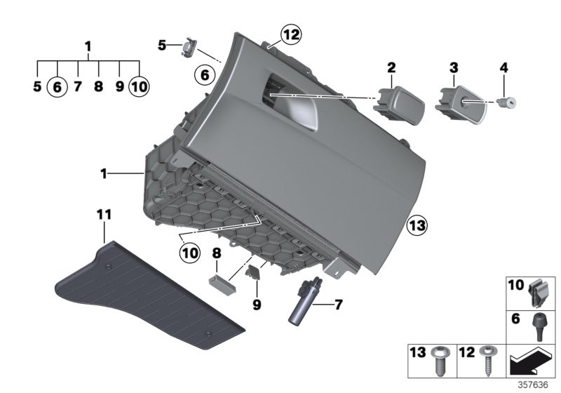 Instrument carrier / mounting parts