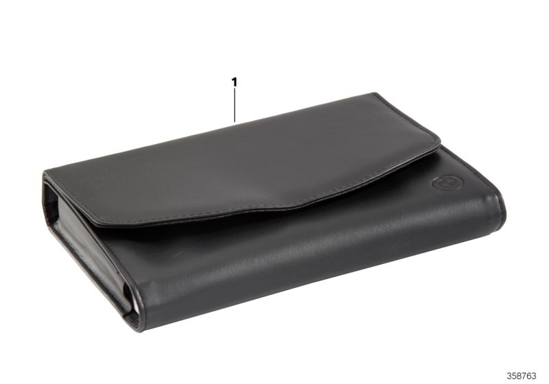 Vehicle document case BMW with embossing