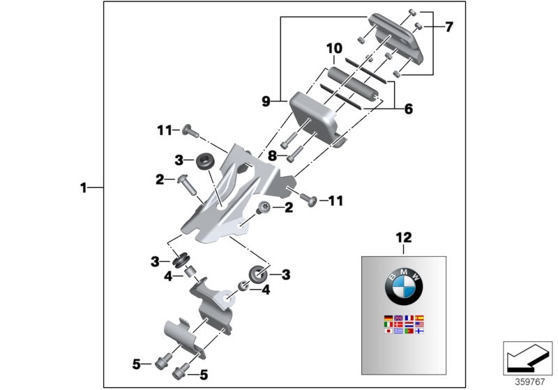 Доп.элементы навигатора BMW Motorrad