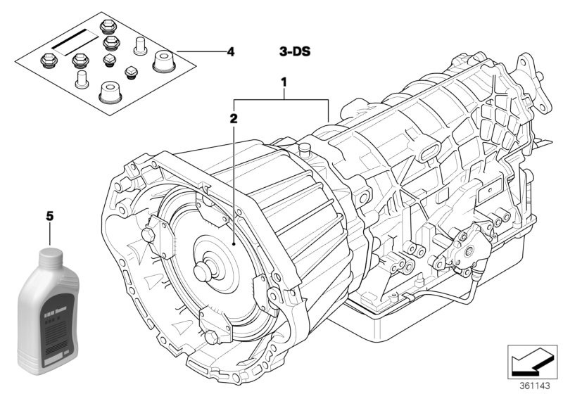 Automatic gearbox A5S440Z