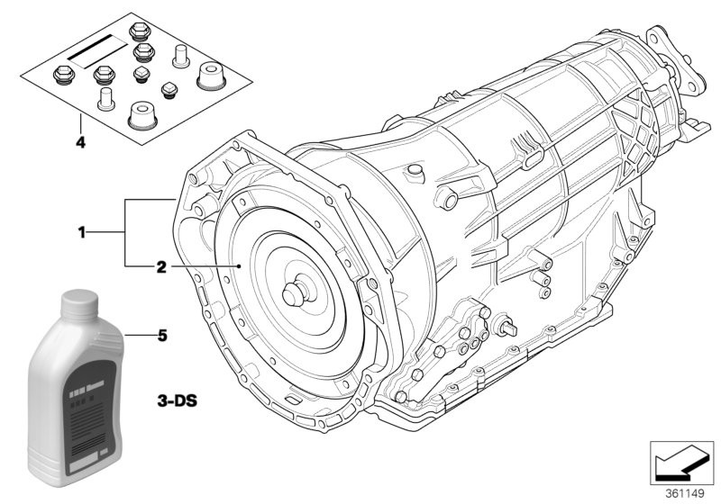 Automatic gearbox A5S560Z