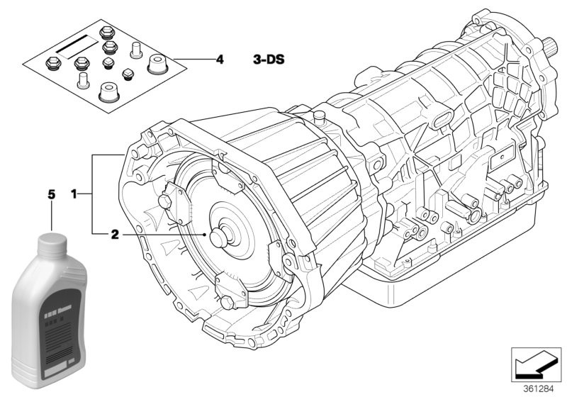 Automatic gearbox A5S440Z - 4-wheel