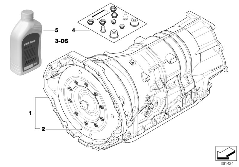 Automatikgetriebe GA6HP26Z - Allrad