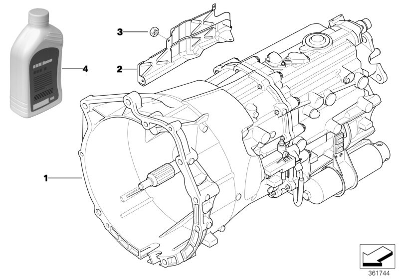Ręczna skrzynia biegów GS6S37BZ (SMG)