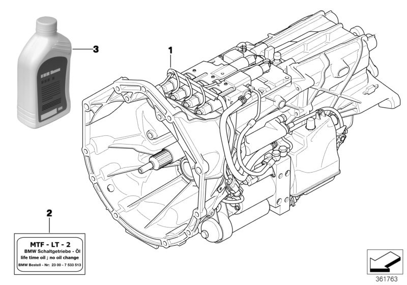 Schaltgetriebe GS7S47BG (SMG)