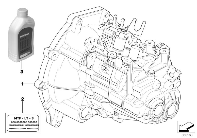 Manual gearbox GS5-52BG