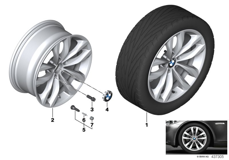 BMW LA wheel styling 609 - 18''