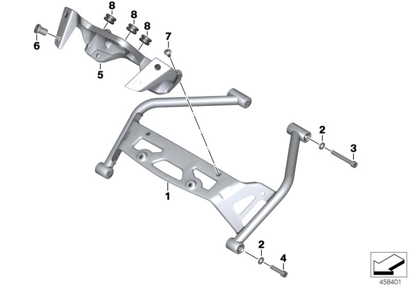 Dashboard mounting parts