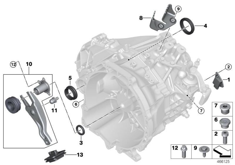Single gearbox parts GS6-60DA