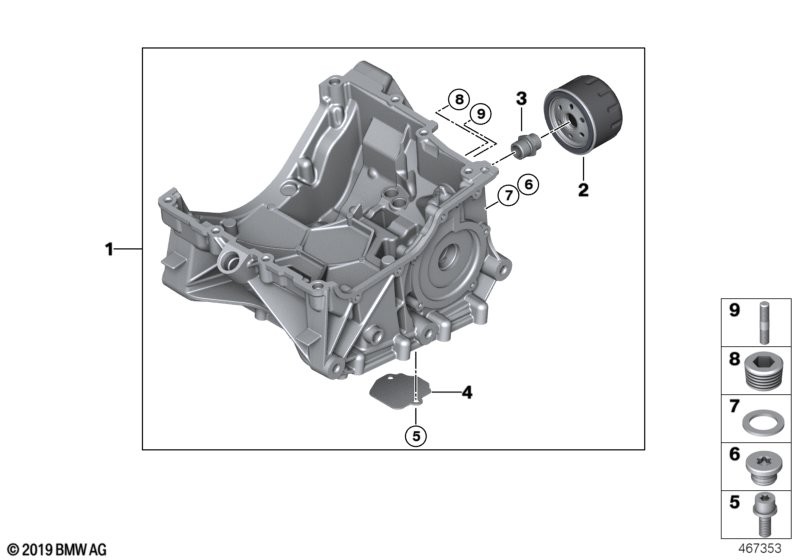 Crankcase lower section
