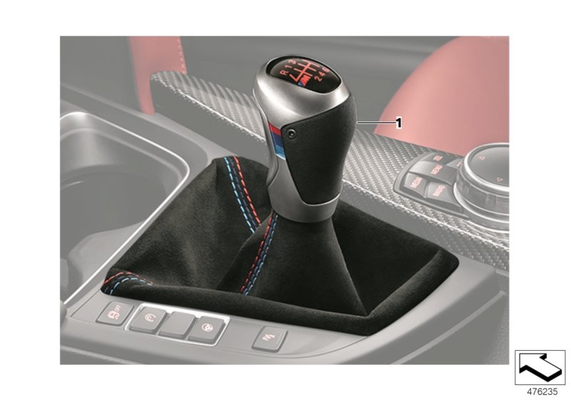 M Performance gearshift lever knob Pro