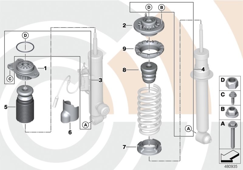 Installation kit support bearing