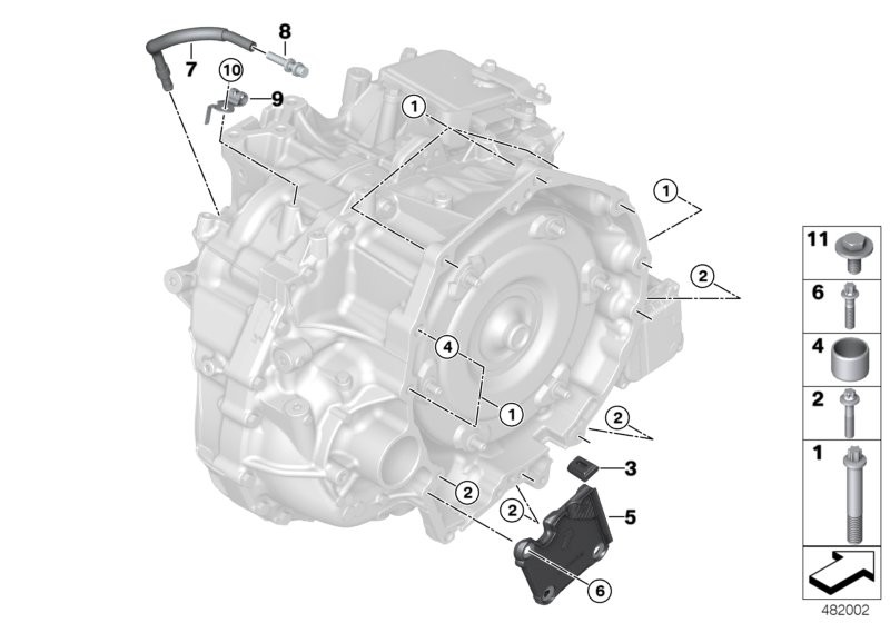 Gearbox mounting / ventilation
