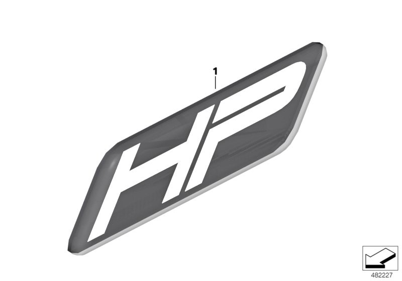 Emblema HP