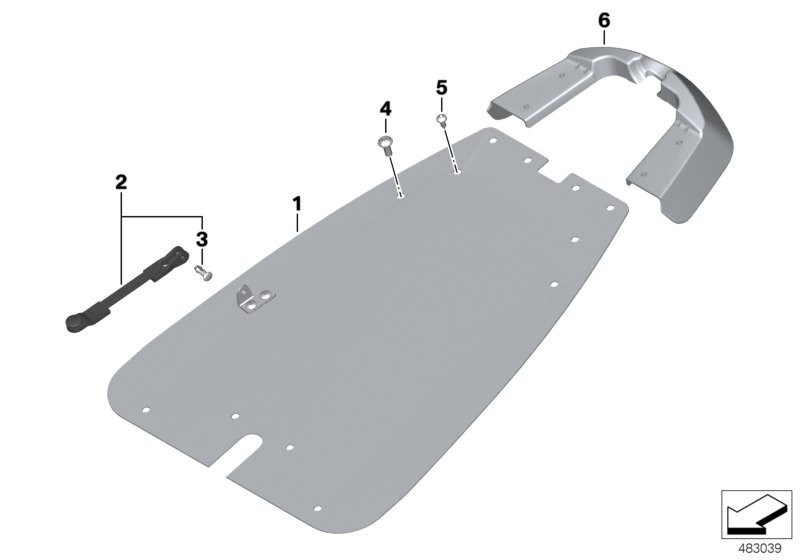 Supporting plate and cover f authorities