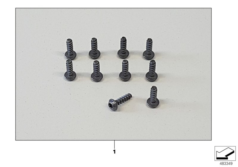 Set of screws