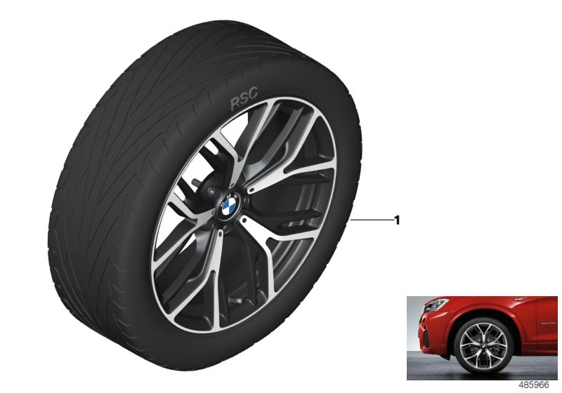 BMW LA wheel Y-spoke 542 - 20