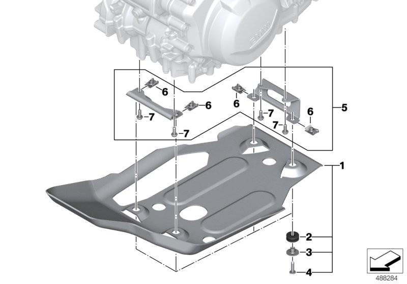Engine underride protection aluminium