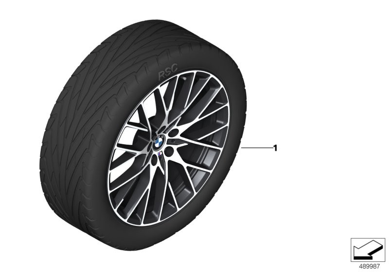BMW LA wheel M Perf. cr.spoke 794M-20