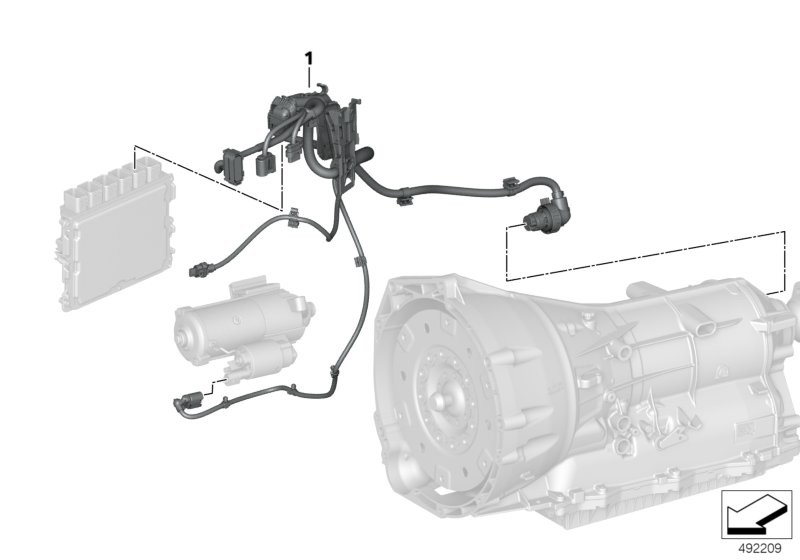 Kabelbaum Motor Getriebemodul