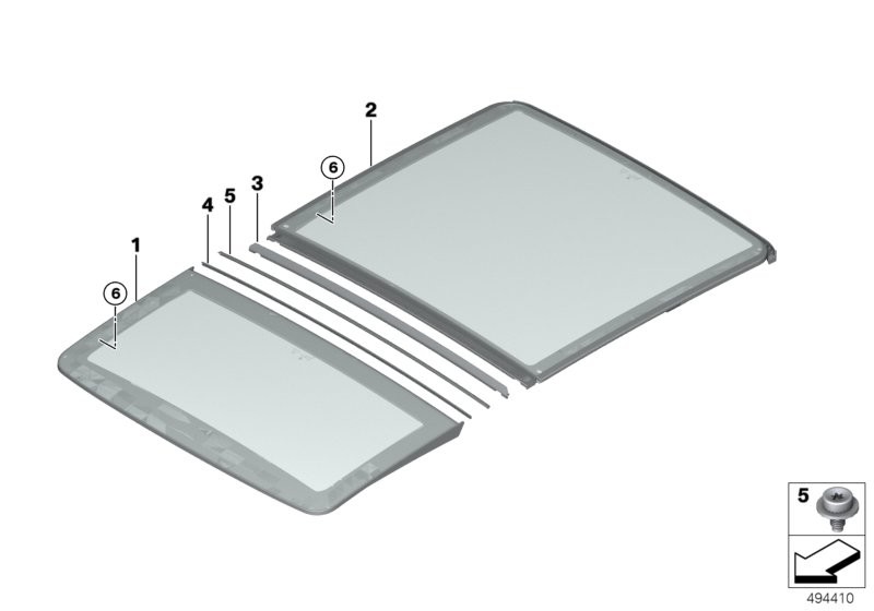 Panorama roof,glass slide/tilt sunr pan