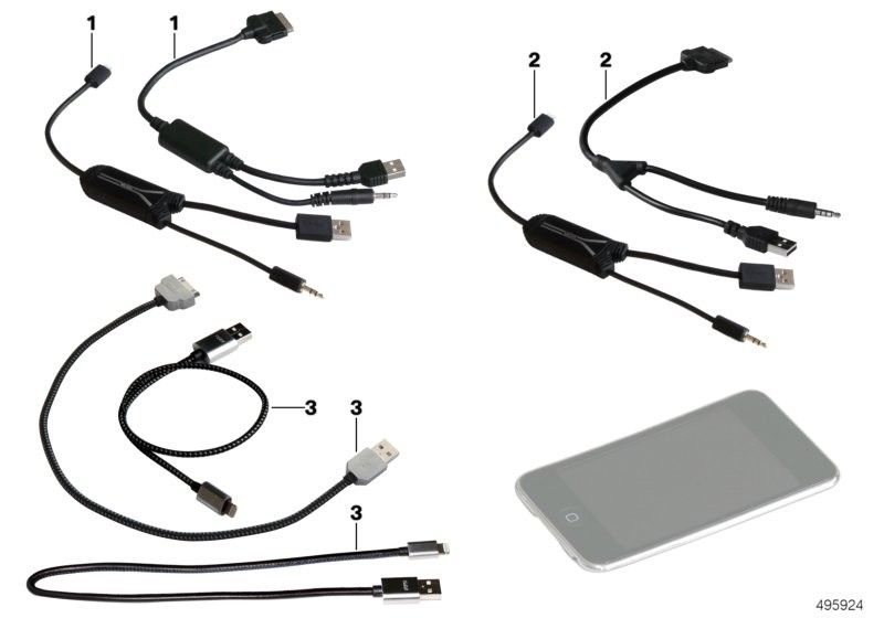 Adaptador de cable Apple iPod / iPhone