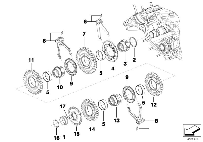 Individual transmission parts