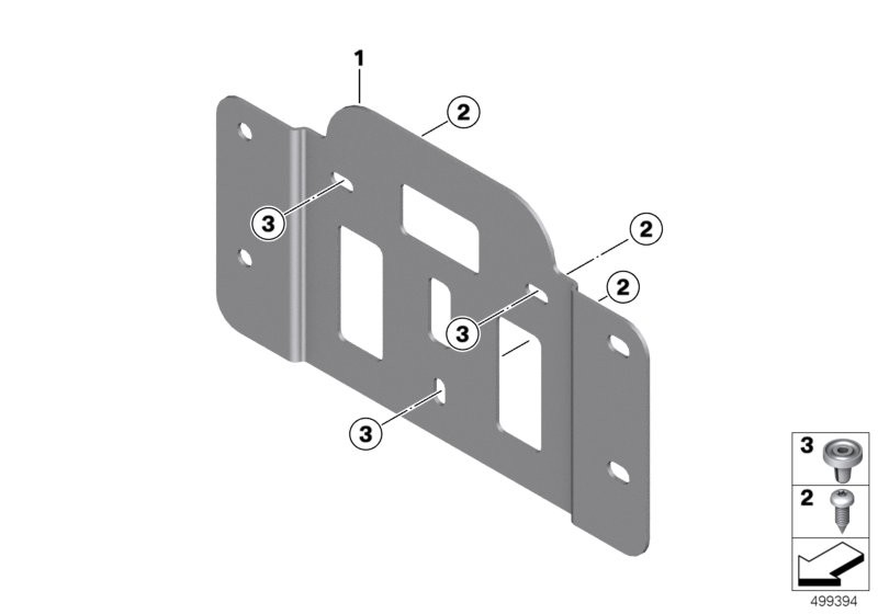 Number plate baseplate India