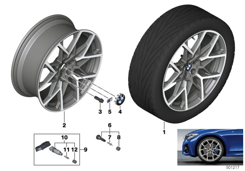 BMW light-alloy wheel Y-spoke 795M - 20