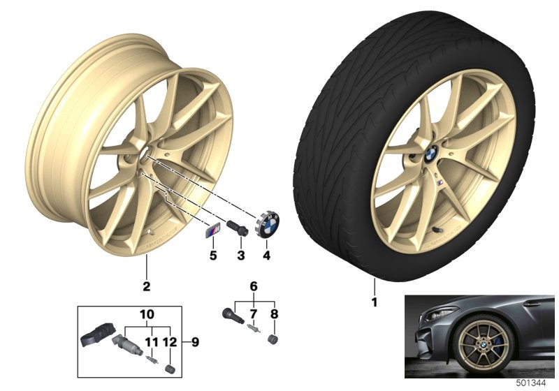 BMW light-alloy wheel Y-spoke 763M - 20