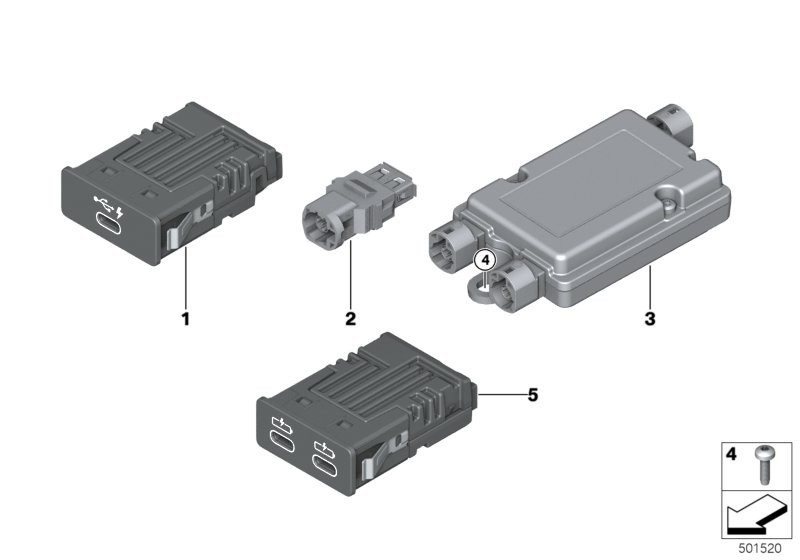 USB separate components