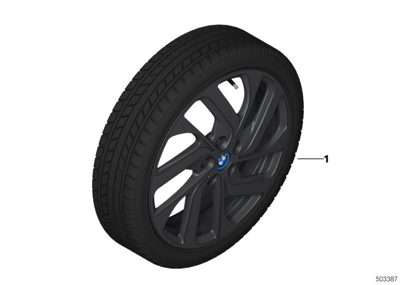 Spike/SC wint.wheel w.tyre Style 428-19